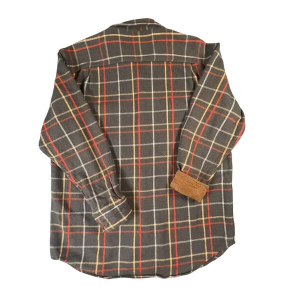 St. John's Bay Shirt Men L Plaid Flannel Chore Jacket Shacket Button Up Cotton - Picture 2 of 10